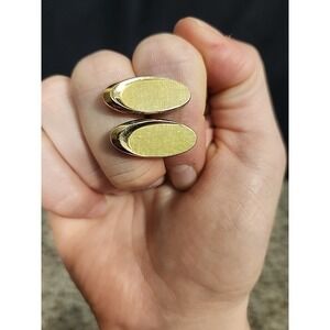 vintage swank cufflinks gold tone